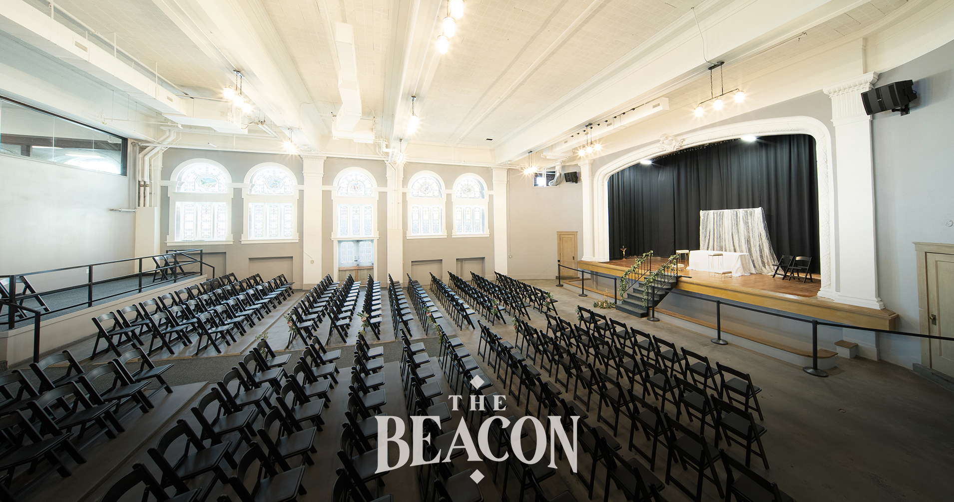 The Beacon Kansas Wedding Venue Ceremony Seating